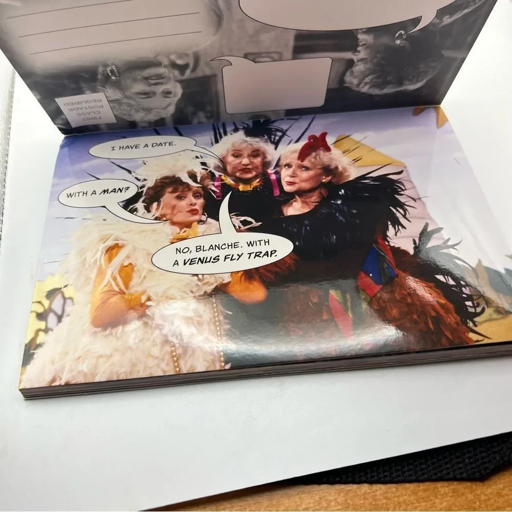 - Golden girls “postcard book‎ with puffy stickers
